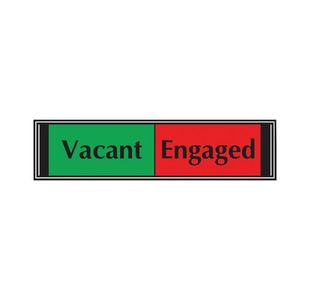 Sliding Sign Vacant/Engaged Self Adh