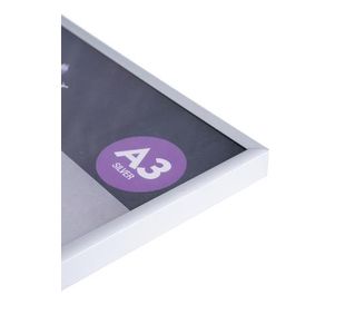 Seco Brushed Alum Frame 11Mm A3 Slv