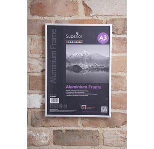 Seco Brushed Alum Frame 11Mm A3 Slv