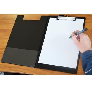 Seco Clipboard Foldover A4 Plus Blk