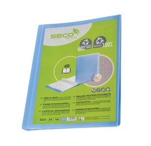 Seco Display Book 40 Pocket Blu