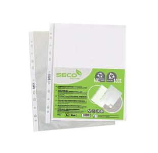 Ss Eco Punched Pocket 80Mic Pk50