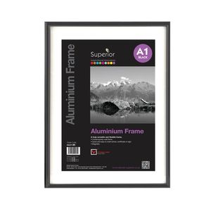 Seco Brushed Alum Frame 11Mm A4 Blk