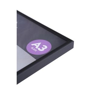 Seco Brushed Alum Frame 11Mm A3 Blk