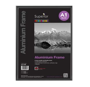 Seco Brushed Alum Frame 11Mm A1 Blk