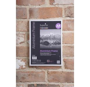 Seco Brushed Alum Frame 11Mm A4 Slv