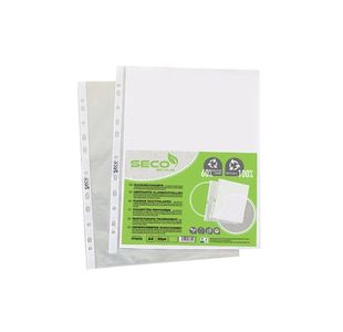 Seco Punched Pockets 50 Micr A4 Pk50