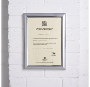 Seco Premium Cert Holder A4 Silver