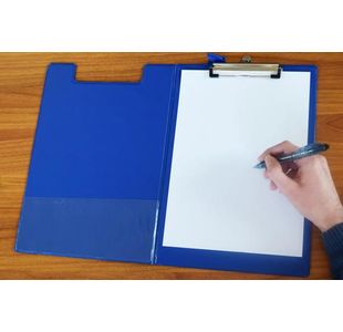 Seco Clipboard Foldover A4 Plus Blue