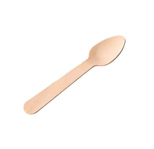 Disb Birch Wood Teaspoon 11Cm Pk100