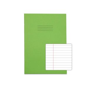 Rhino Exbook 64P F8M Ltgreen A4 Pk50