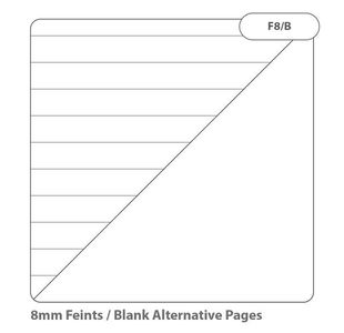 Rhino A4 Ex Book Plain/8Mm Red Pk50