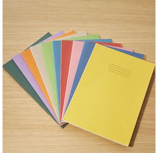 Rhino A4 Ex Book Plain/8Mm Red Pk50