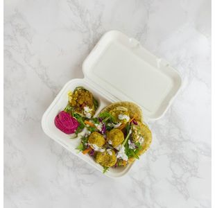 Vegware Bagasse Takeaway Bx 9X6 P200