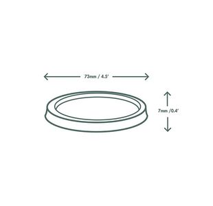 Vegware Portion Pot Lid 4/2Oz Pk2000