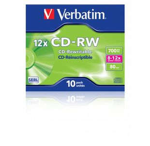 Verbatim 80Min/700Mb Cd-Rw 10X-12X