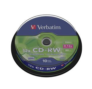 Verbatim Datalife + Cdrw812X Pk10