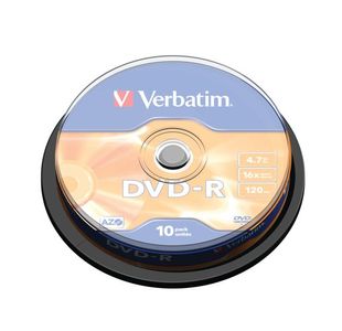 Verbatim Dvd-R 16X Branded Silver