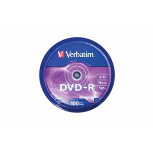 Verbatim Dvd+R 16X 100Pk