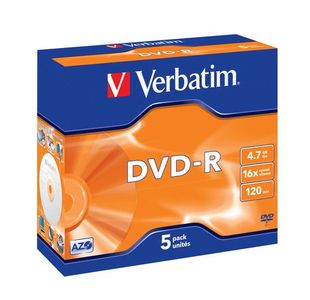 Verbatim Dvd-R 4.7Gb 16X Jc Pk5