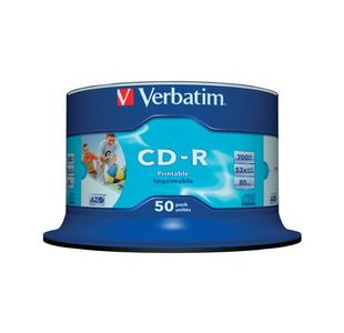 Verbatim Cd-R Azo Wp Spindle Pk50