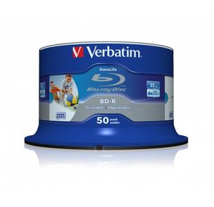 Verbatim Bluray 256Gb 6X Spindle 50