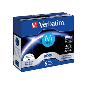 Verbatim M-Disc Bd-R Xl 100Gb Pk5