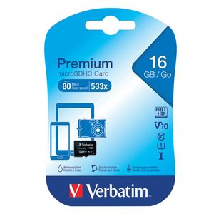 Verbatim Microsdhc 16Gb Memory Card