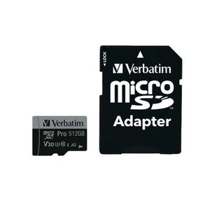 Verbatim Pro U3 Micro Sd Card 512Gb