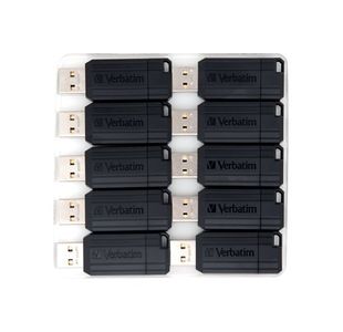 Verbatim Pstripe Usb 16Gb Blk Pk10