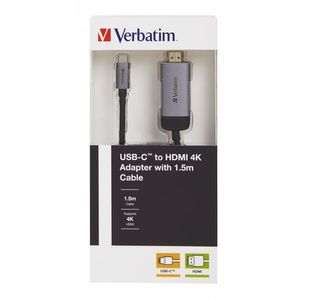 Verbatim Usb-Hdmi Adaptor 1.5M Cable