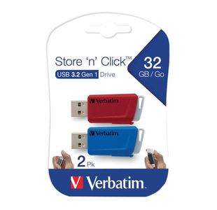 Verbatim Stre/Click Usb 32Gb Pk2