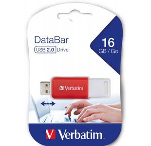 Verbatim Databar Usb Drive 16Gb Red