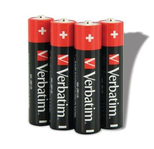 Verbatim Aaa Alkaline Batteries Pk4