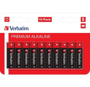 Verbatim Aa Battery Alkaline Pk10