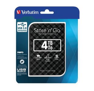 Verbatim Store N Go Gen 2 Hdd 4Tb Bk