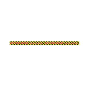 Social Dist Sticker Tape 1300Mm Pk5