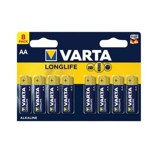 Varta Longlife Aa Battery Pk8