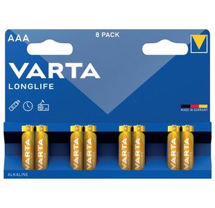 Varta Longlife Aaa Battery Pk8