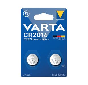 Varta Cr2016 Coin Cell Battery Pk2