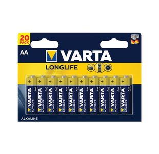 Varta Longlife Aa Battery Pk20