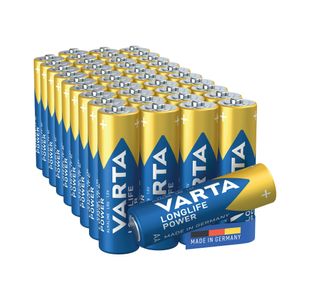 Varta Longlife Pwr Aa Battery Pk40