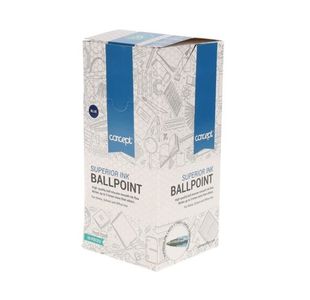 Concept Box 50 Ballpoint Pens - Blue