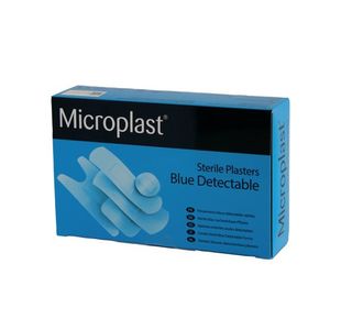 Microplast Blu Detctb Plasters Pk100