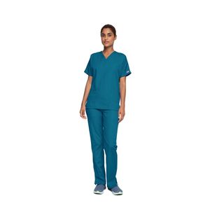 4700 Unisex Scrub Top Carib Blue M