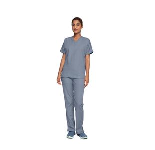 4700 Unisex Scrub Top Grey 2Xl