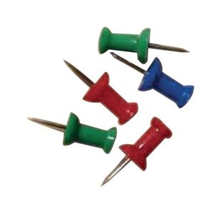 Ob Push Pins Assorted Colours