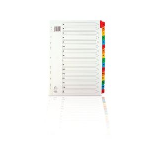A4 Mylar A-Z Assorted Index