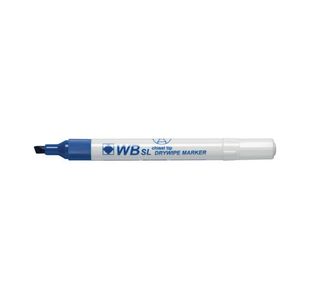 Blue Whiteboard Markers Chisel Pk10