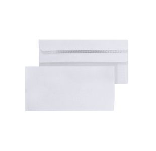 Envelope Dl 80Gsm Ss White Pk1000